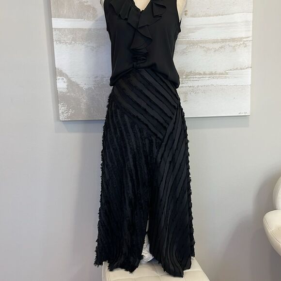 Rebecca Taylor Black Eyelash Skirt (NWT) Size 4 - Picture 2 of 7